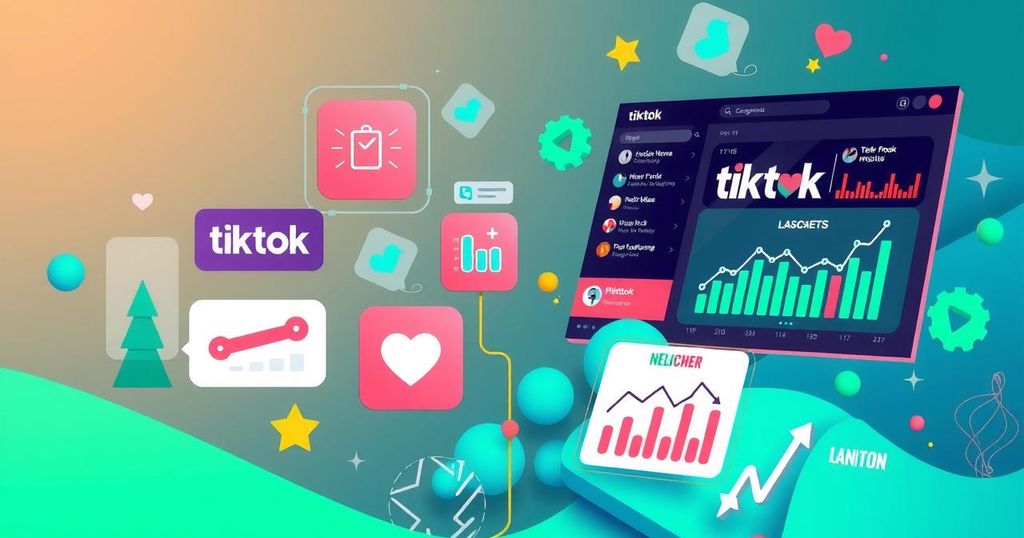 Analyse des campagnes électorales sur TikTok par les partis, illustrant les différences de contenu et d'engagement du public.