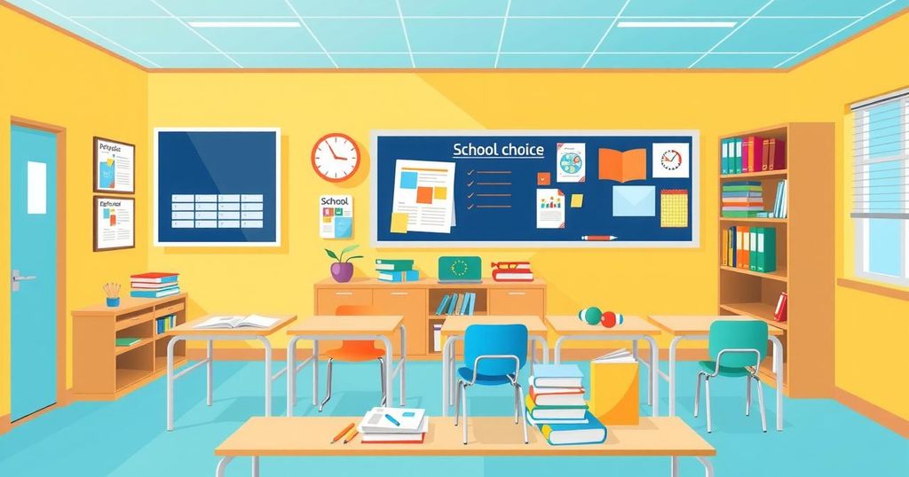 Priorités éducatives de Trump en matière de choix d'école et de droits des étudiants.